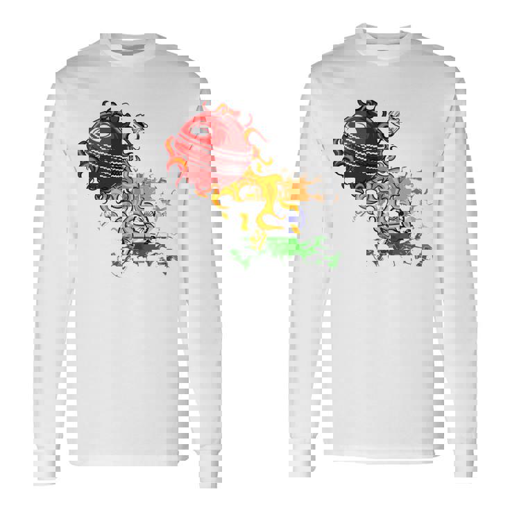 インドクリケット 長袖tシャツ 長袖Tシャツ