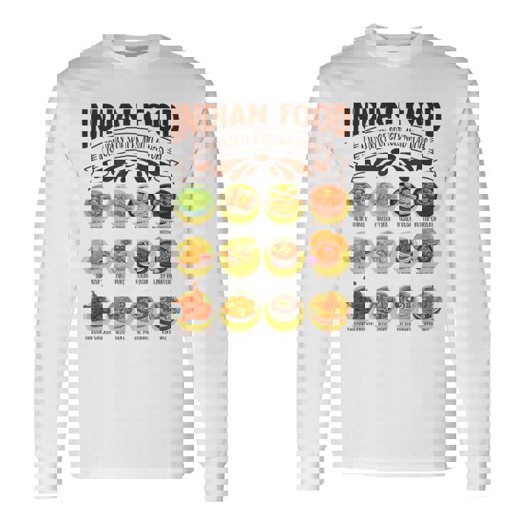 インド料理の多様性 インド料理 長袖Tシャツ