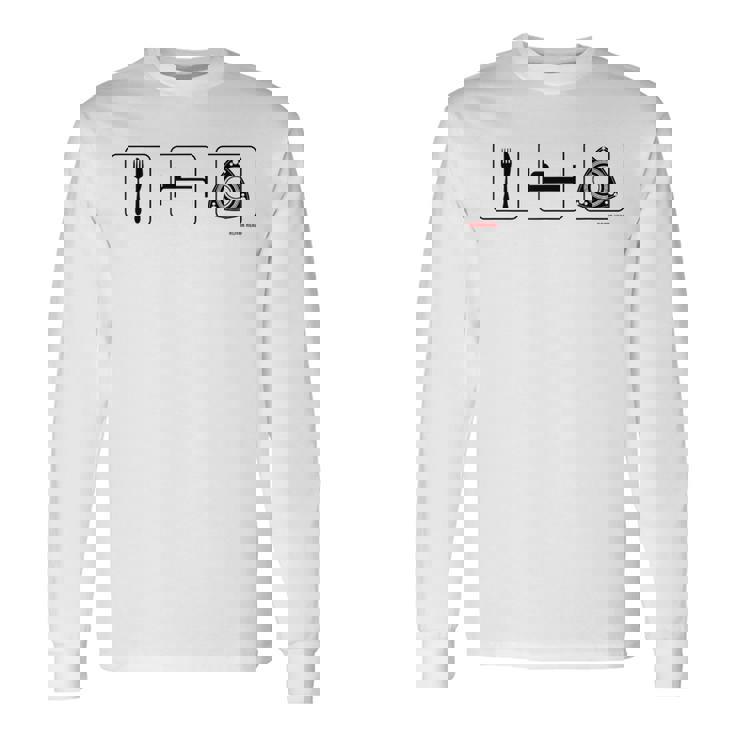 イート・スリープロータリー 長袖Tシャツ