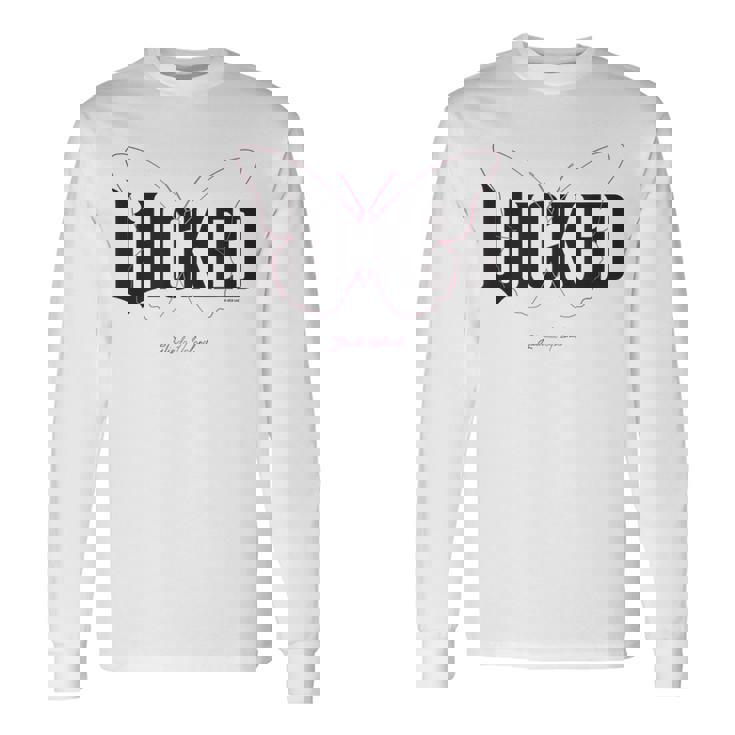 ウィキッド・ムービーロゴグリンダ・アップランド 長袖Tシャツ