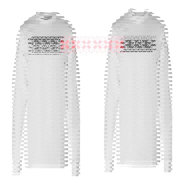 ウクライナの刺繍入り民族コスチュームyshyvanka ウクライナ 長袖Tシャツ