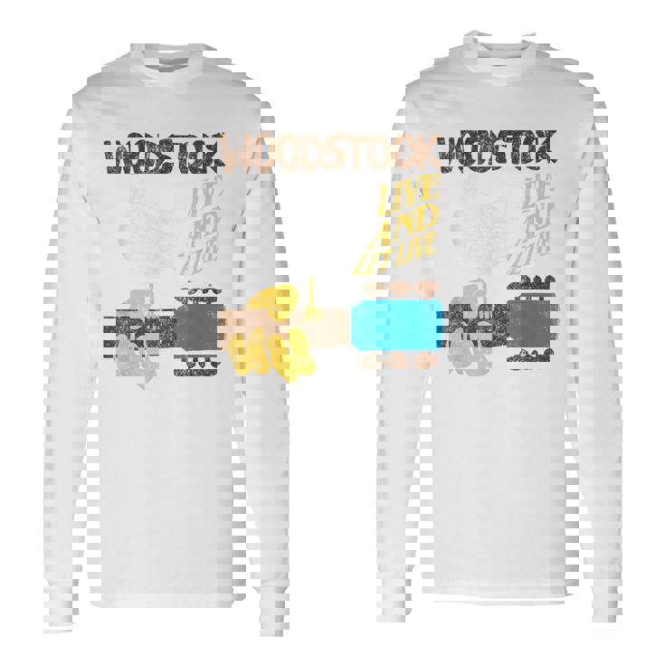 ウッドストック・ライブ・アンド・レット・ライブ 長袖Tシャツ