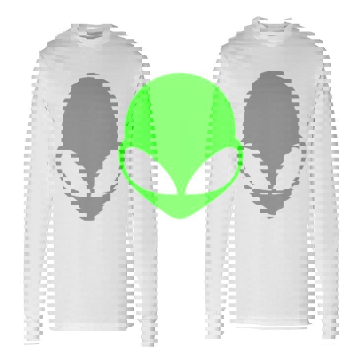 エイリアンヘッド グリーンフェイス ファニービリーブ Ufo ヒューマンコスチューム Edm 長袖tシャツ 長袖Tシャツ