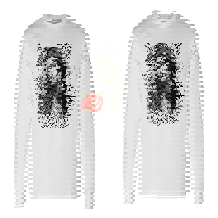 エッセイ「チカーノカルチャー」。チカーノ服 カミーサチカーナ 長袖Tシャツ