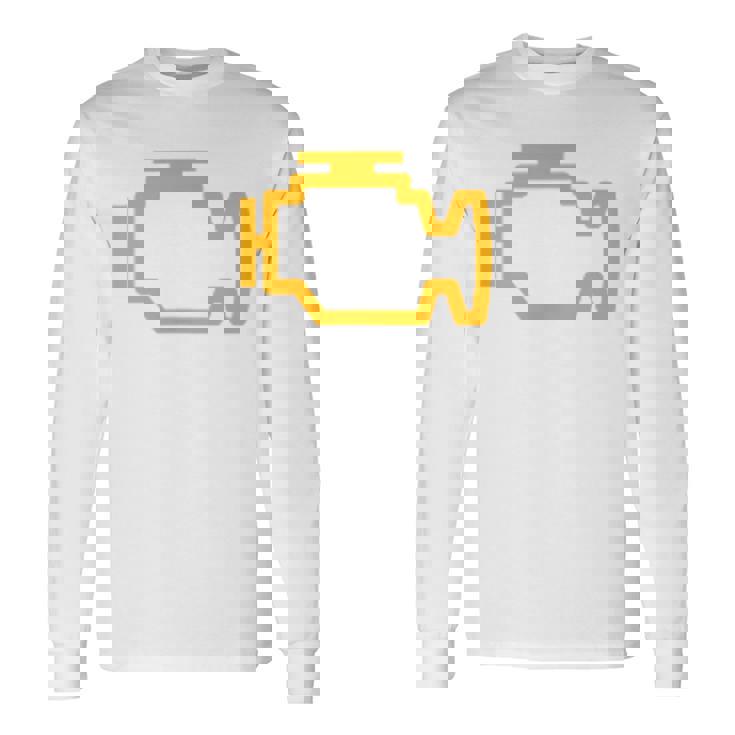 エンジンをチェック 長袖Tシャツ