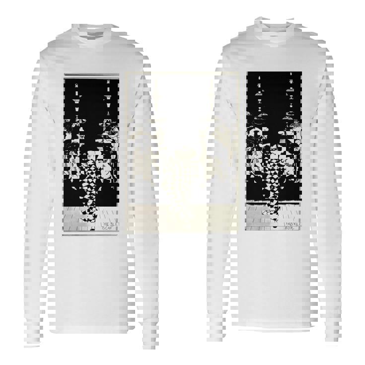 オーブリー・ビアズリー作「スカーレット・パストラール」1895 長袖tシャツ 長袖Tシャツ