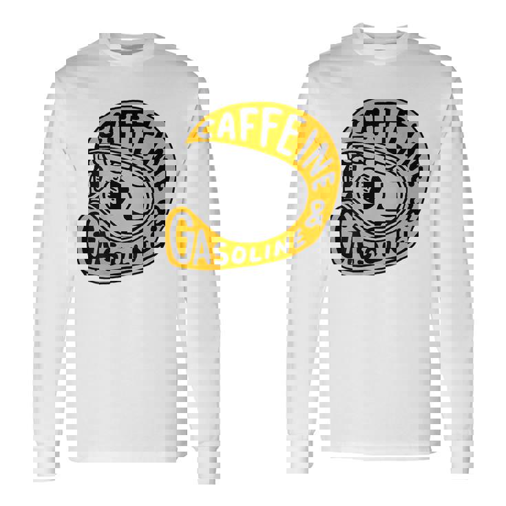 カフェインとガソリン 長袖Tシャツ