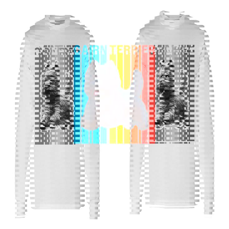 カラフル ケアンテリア 長袖Tシャツ