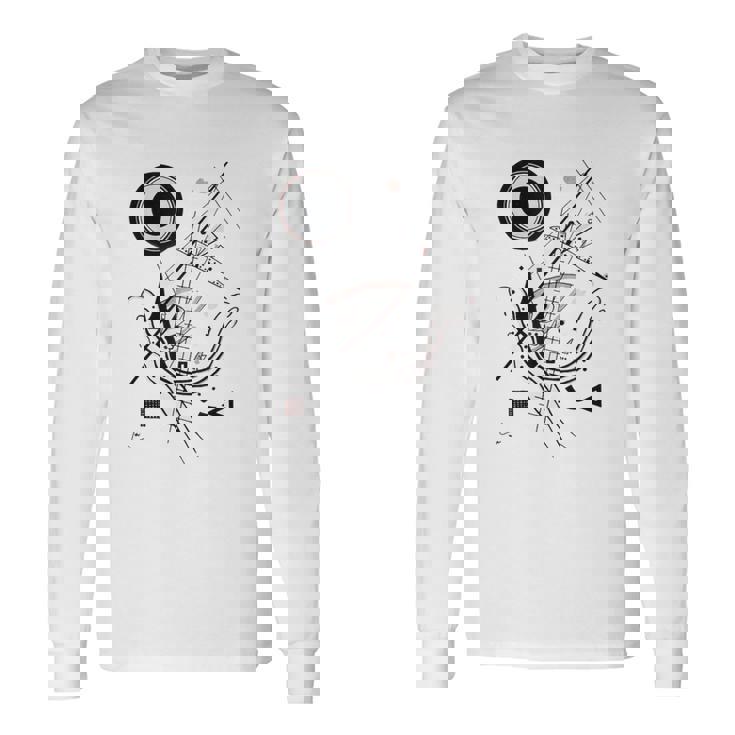 カンディンスキー ブルー、1922 年のアートワーク 長袖Tシャツ