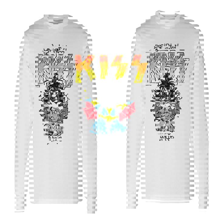 キッズ キッス Kiss In The Lines 長袖Tシャツ