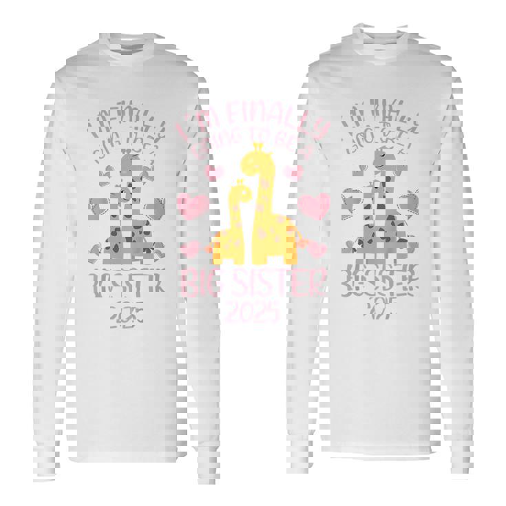 キッズ キリン、ついにお姉ちゃんになります2025 長袖Tシャツ