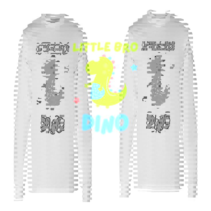 キッズ マッチング Little Bro Dino & Big Bro Dino 長袖Tシャツ