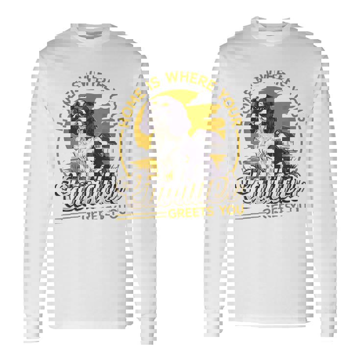 キャバリア・キング・チャールズ・スパニエル 長袖Tシャツ