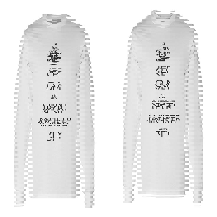 キープ・カーム、マンチェスター・シティ 長袖Tシャツ