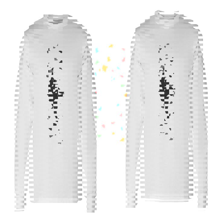 クライミング ボルダリング ロッククライマー ボルダー 長袖Tシャツ