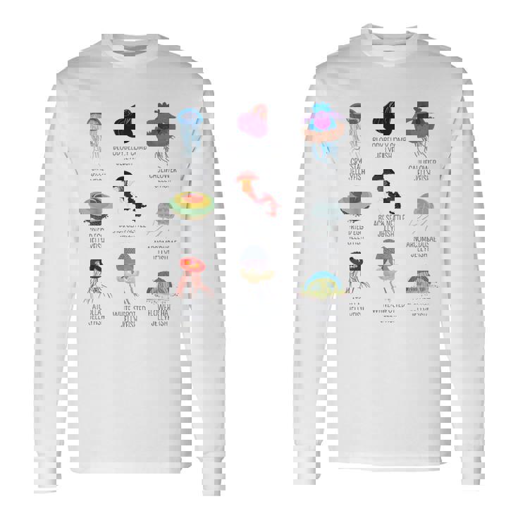クラゲ 種 シージェリー 生物学者へのギフト 長袖Tシャツ ギフトのアイデア