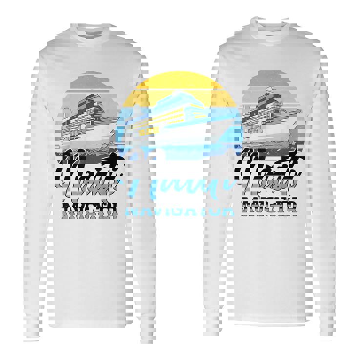 クルージング航海船キャプテンアンカークルーズディレクター 長袖Tシャツ