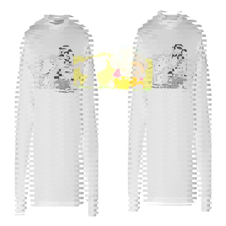 クレヨンしんちゃん 「ひまわり抱っこ」しんちゃん 長袖Tシャツ