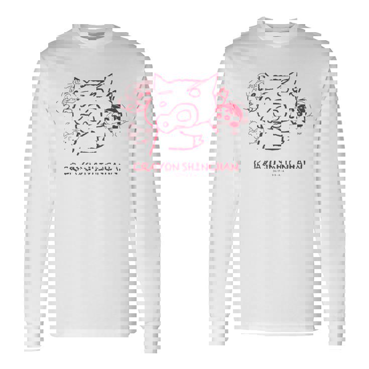 クレヨンしんちゃん ぶりぶりざえもん 落書き 長袖Tシャツ