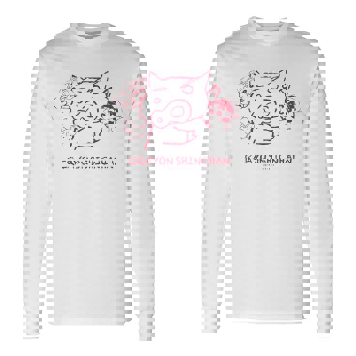 クレヨンしんちゃん ぶりぶりざえもん 落書き 長袖tシャツ 長袖Tシャツ