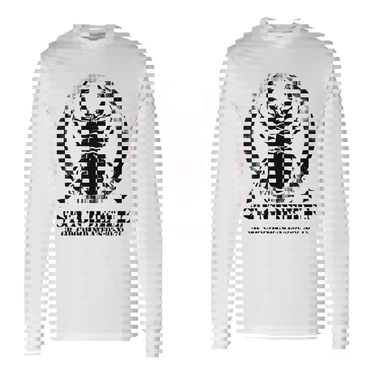 クワガタムシ昆虫コレクターデザイン 長袖Tシャツ