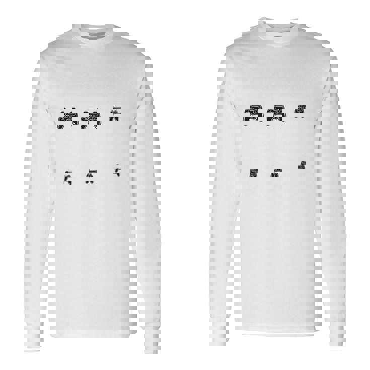 ゲーム 面白いtシャツ ゲーマー ネタ 文字入り メンズ おもしろ 面白い 服 オリジナル グッズ 文字tシャツ 長袖tシャツ 長袖Tシャツ