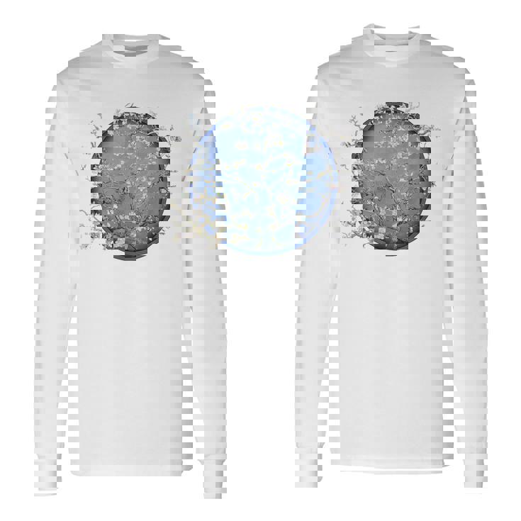ゴッホ アーモンドブロッサム 長袖Tシャツ