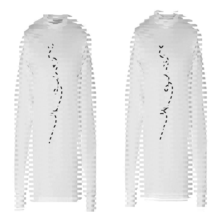 サウナ ととのう 長袖Tシャツ