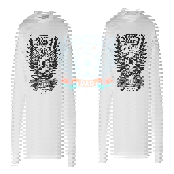 サッカー お父さん 家族 お揃い お父さん 父の日 長袖Tシャツ