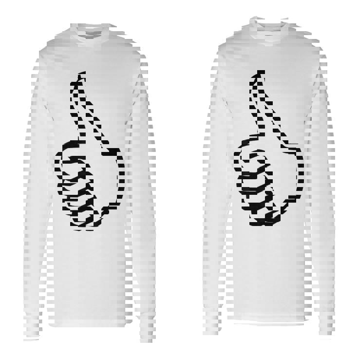 サムズアップ 長袖Tシャツ