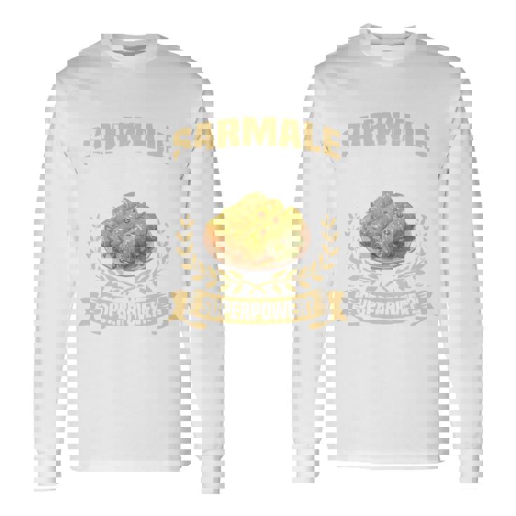 サルマレ好き セルビアン I Makearmale Disappearルーマニア料理 長袖tシャツ 長袖Tシャツ