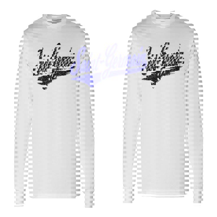 サンジェルマン バーシティ スクリプト クラシック スポーツ ジャージ 長袖Tシャツ