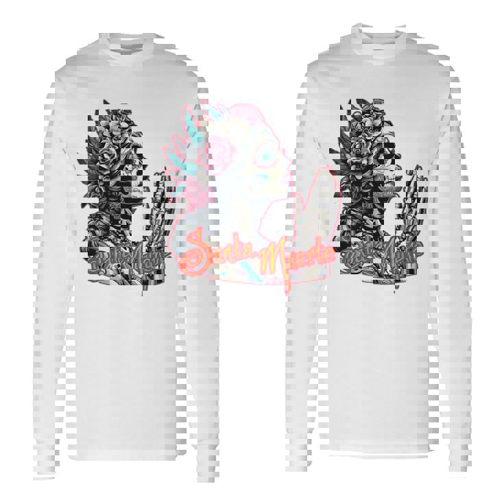 サンタ・ムエルテ カトリーナ カラベラ 長袖tシャツ 長袖Tシャツ