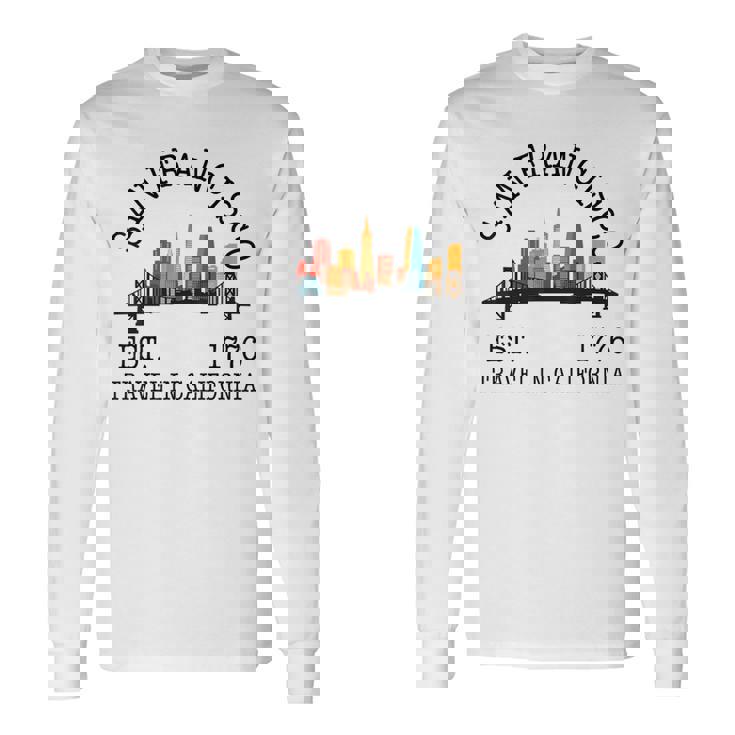 サンフランシスコ お土産 スカイライン サンフランシスコ メンズ レディース 長袖Tシャツ