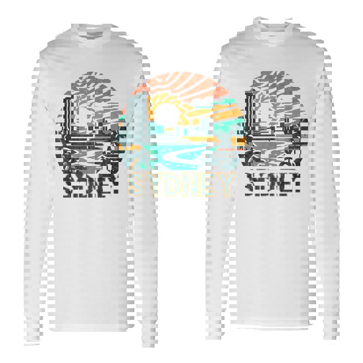 シドニーオーストラリアデザイン 長袖Tシャツ