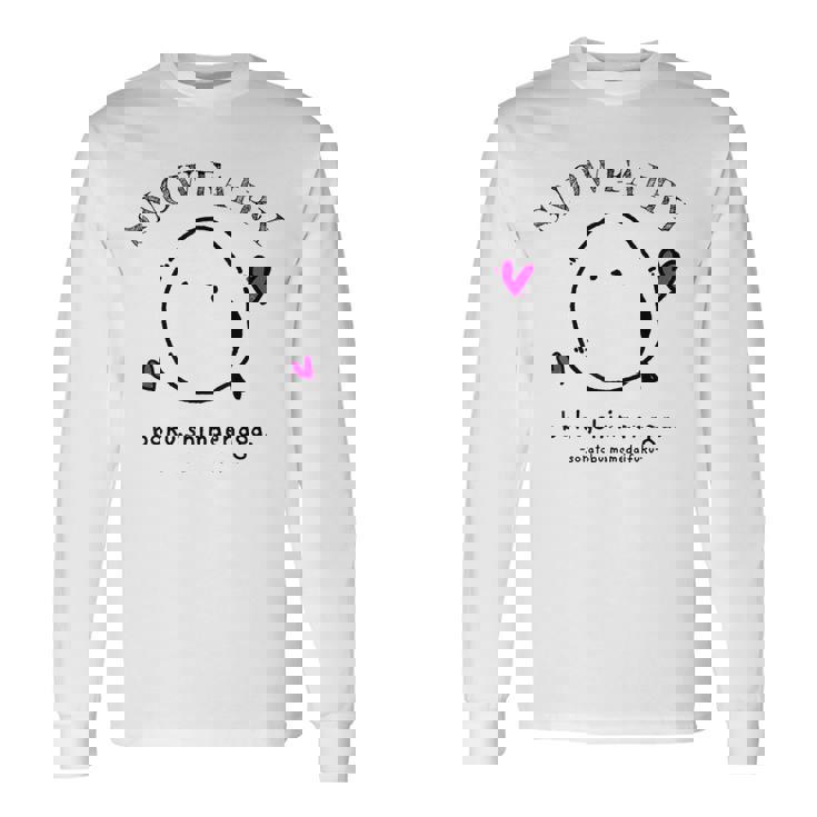 シマエナガ 北海道 雪の妖精 可愛い もふもふ ハート 長袖Tシャツ