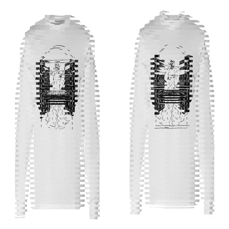シンセサイザー シンセ テクノ 音楽 クール シンセサイザー 長袖Tシャツ