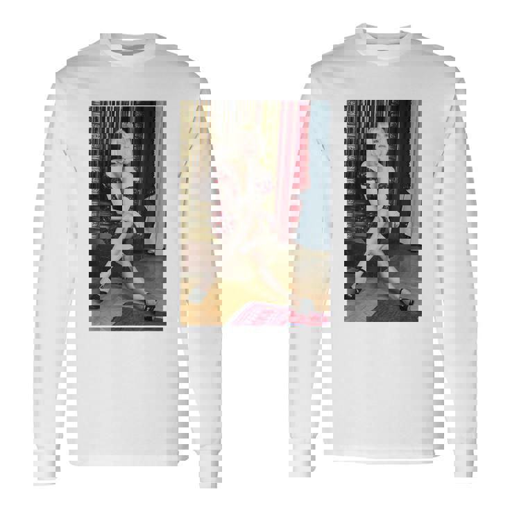 シンディ・ローパー Usポップシンガー 1993年 写真撮影 長袖Tシャツ