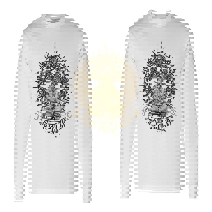 シヴァ ゴア サイトランス サイケデリック Om 長袖Tシャツ