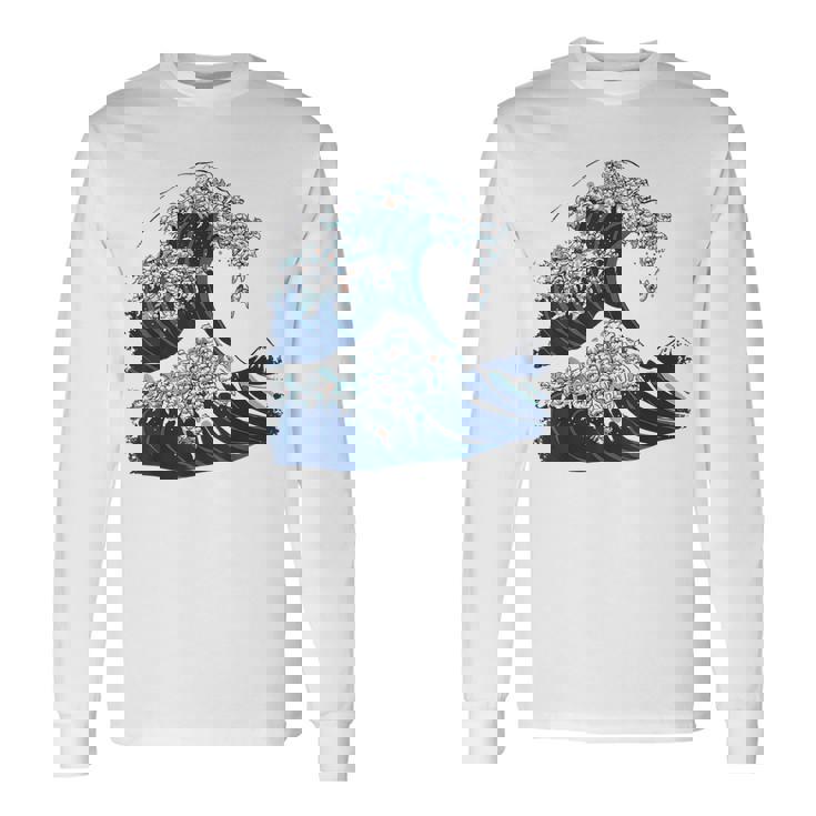 シーズーの偉大な波 長袖Tシャツ