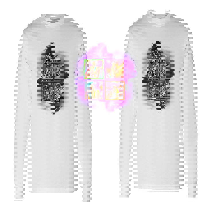 ジミヘンドリックス_004_Back Printed 長袖Tシャツ