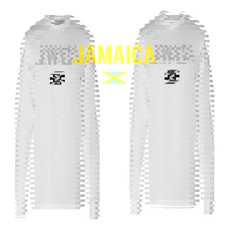 ジャマイカ 旗 大 国旗 メンズ レディース キッズ ジャマイカ 長袖Tシャツ