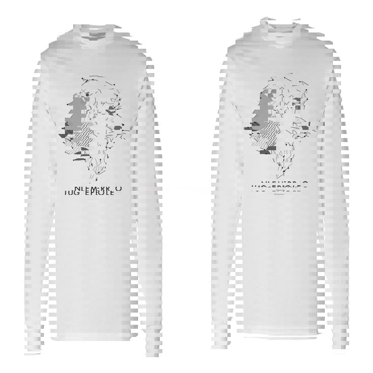 ジャングル大帝 幾何学 パンジャ Ctezuka Productions 長袖Tシャツ