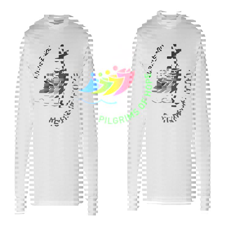 ジュビリー2025 信仰の旅への希望の巡礼者 長袖Tシャツ