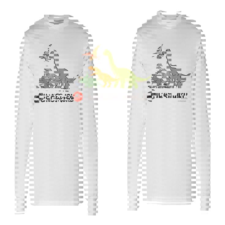 ジュラシック・ワールド Dinosaurs Loose Illust 長袖Tシャツ