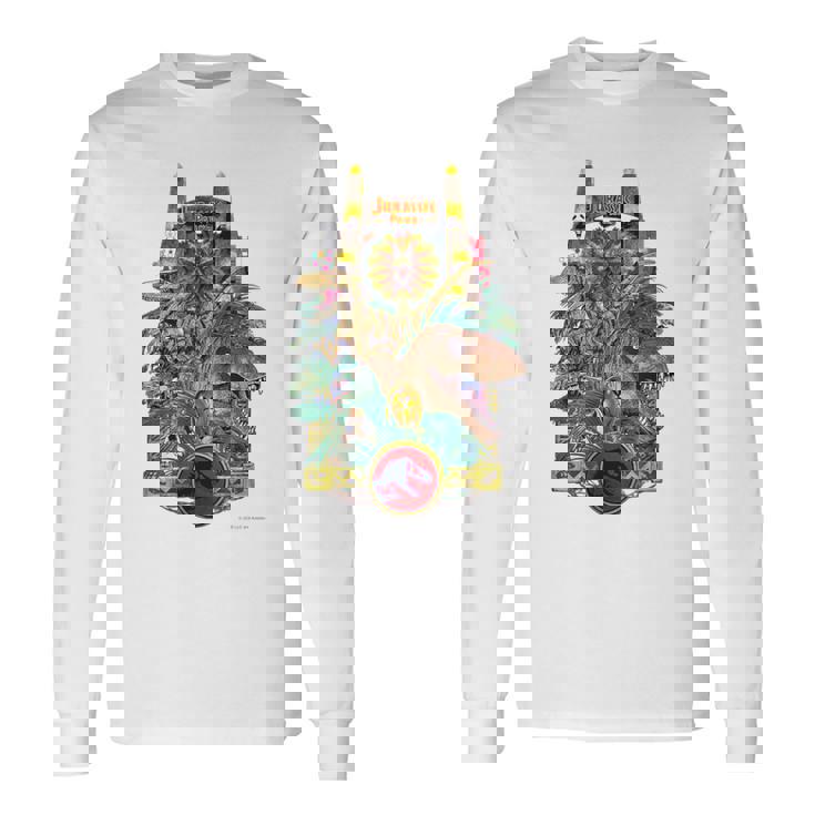 ジュラシック・ワールド Gate & Dinosaurs Arttyle 長袖Tシャツ