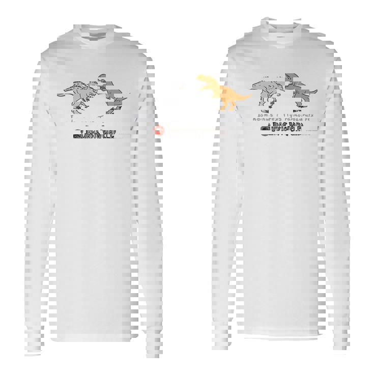 ジュラシック・ワールド インドミナスvsティラノサウルス Loose Illust 長袖Tシャツ ギフトのアイデア
