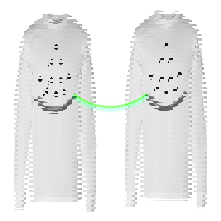 スイカフルーツコスチューム 長袖Tシャツ