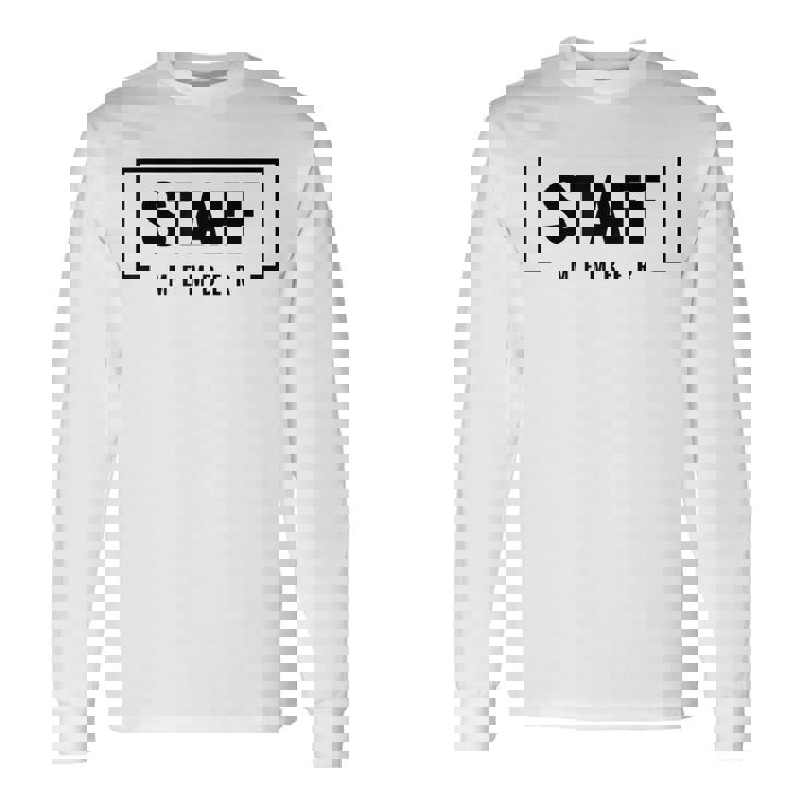 スタッフメンバーアソシエイトチーム 長袖Tシャツ ギフトのアイデア