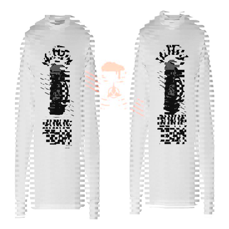 スタートレック クリンゴン ドリンキングチーム 長袖Tシャツ